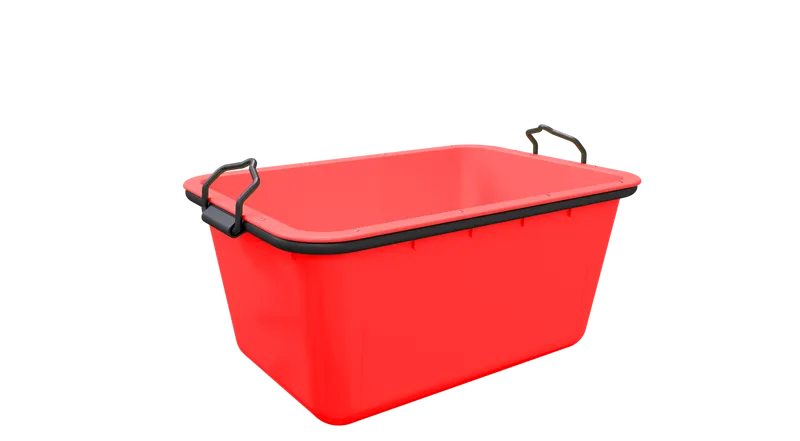 Schake Mörtelwanne 200 ltr. - Farbe rot