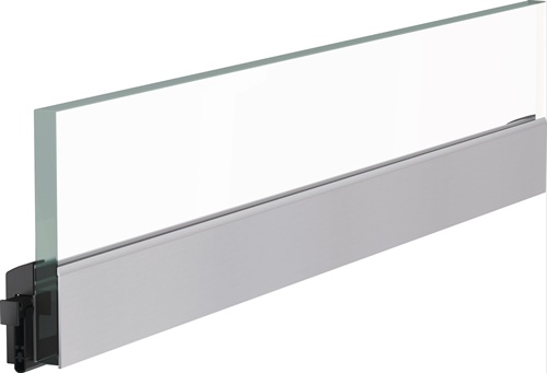 Türdichtung Schall-Ex® GSA Aluminium silberfarben eloxiert Glastüren links/rechts ATHMER