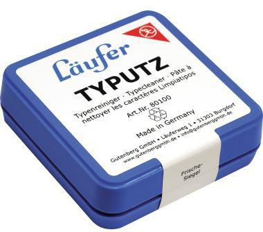 Läufer Typenreiniger Typutz 69248 Knetmasse 5,7x5,7x1cm