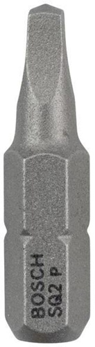 Bosch Schrauberbit Extra-Hart ISO1173 C6.3 R2 L.25mm 1/4Zoll-Außen-6kt 25St.