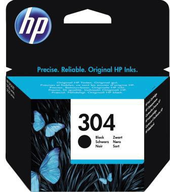 HP Tintenpatrone N9K06AE 304 120Seiten schwarz