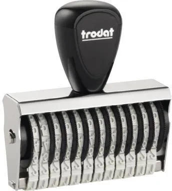 trodat Ziffernbandstempel 15412 54862 12stellig 4mm