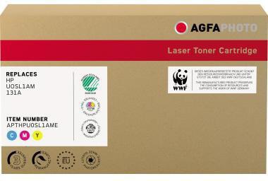 AgfaPhoto Toner APTHPU0SL1AME wie HP U0SL1AM 131A c/m/y 3St.