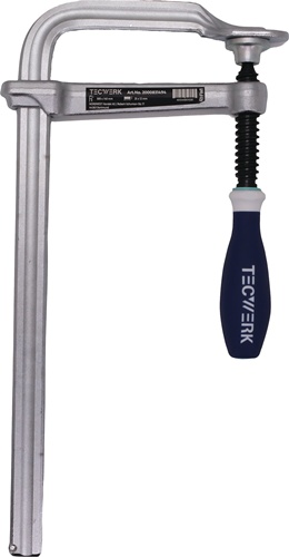 Ganzstahlschraubzwinge Spann-W.250mm A.120mm 3-K-Griff TECWERK