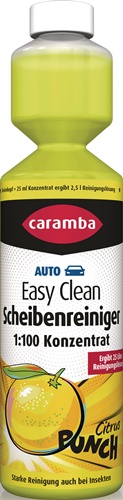 Scheibenreiniger Sommer Easy Clean Konzentrat 1:100 250ml Dosierflasche CARAMBA