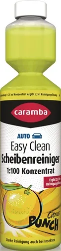 Scheibenreiniger Sommer Easy Clean Konzentrat 1:100 250ml Dosierflasche CARAMBA
