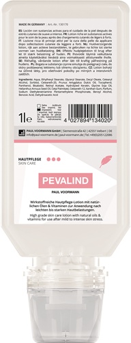 Hautpflegelotion PEVALIND 1l parfümiert Softflasche PAUL VOORMANN