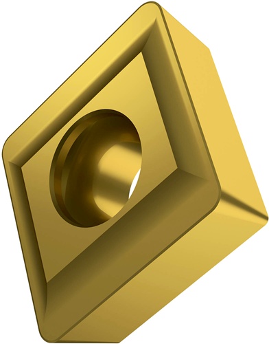 Wendeschneidplatte ISO CCMX 08T308S-TS1:M8330 D.3,5mm PVD beschichtet Farbe Gold