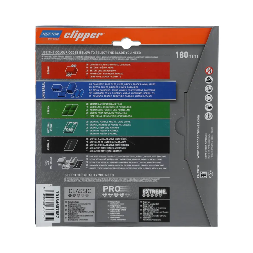 Norton Clipper Diamantscheibe PRO UNIVERSAL LASER