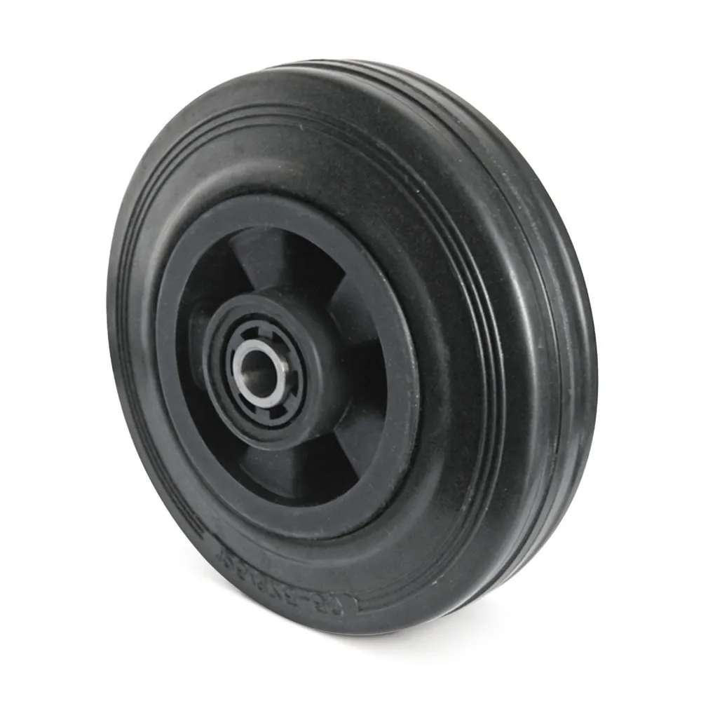 Vollgummi-Rad Basic, Rollenlager, ØxB 80 x 30 mm, TK 70 kg