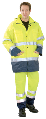 PLANAM Warnschutzparka COMFORT 4in1 gelb/marine (2057)