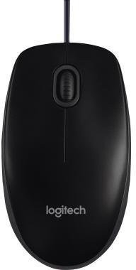 Logitech Optical Mouse B100 910-003357 USB schwarz