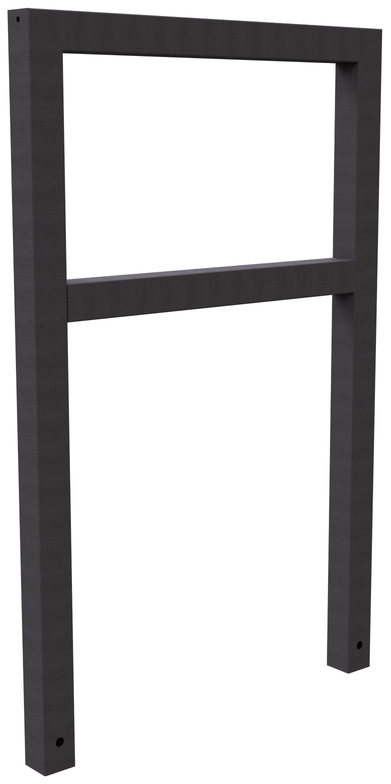 SCHAKE Anlehnbügel aus Stahlrohr Rechteckrohr 60 x 60 mm