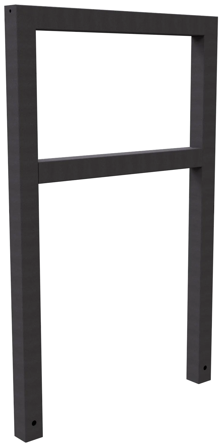 SCHAKE Anlehnbügel aus Stahlrohr Rechteckrohr 60 x 60 mm