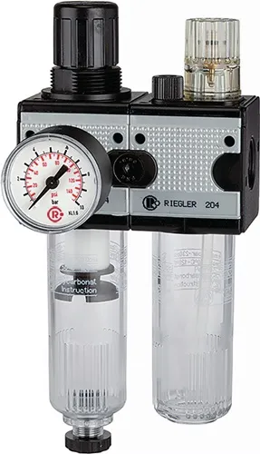 Wartungseinheit MULTIFIX Gew.G 3/8 Zoll HA BG I 2-tlg.1200l/min B.92,8mm RIEGLER