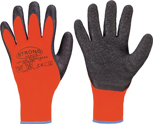 Kälteschutzhandschuhe Rasmussen Gr.9 orange/schwarz EN 388,EN 511 PSA II