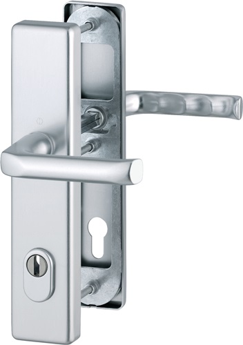 Schutzgarnitur London 113/2222ZA/2210 Alu.F1 92mm 67-77mm HOPPE