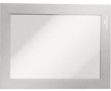 DURABLE Magnetrahmen DURAFRAME 487023 DIN A6 silber 2 St./Pack.