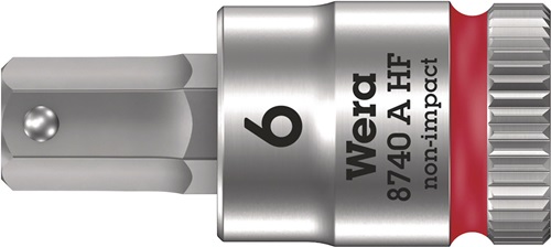 Steckschlüsseleinsatz 8740 A HF 1/4 Zoll SW 6mm L.28mm WERA