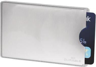 DURABLE Kartenschutzhülle 890023 54x86mm RFID Schutz si 10 St./Pack.