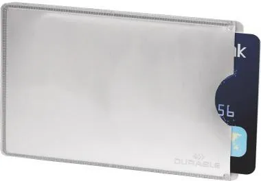 DURABLE Kartenschutzhülle 890023 54x86mm RFID Schutz si 10 St./Pack.