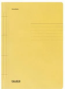 Falken Schnellhefter 80000425 A4 250g/m² Manila-RC-Karton gelb
