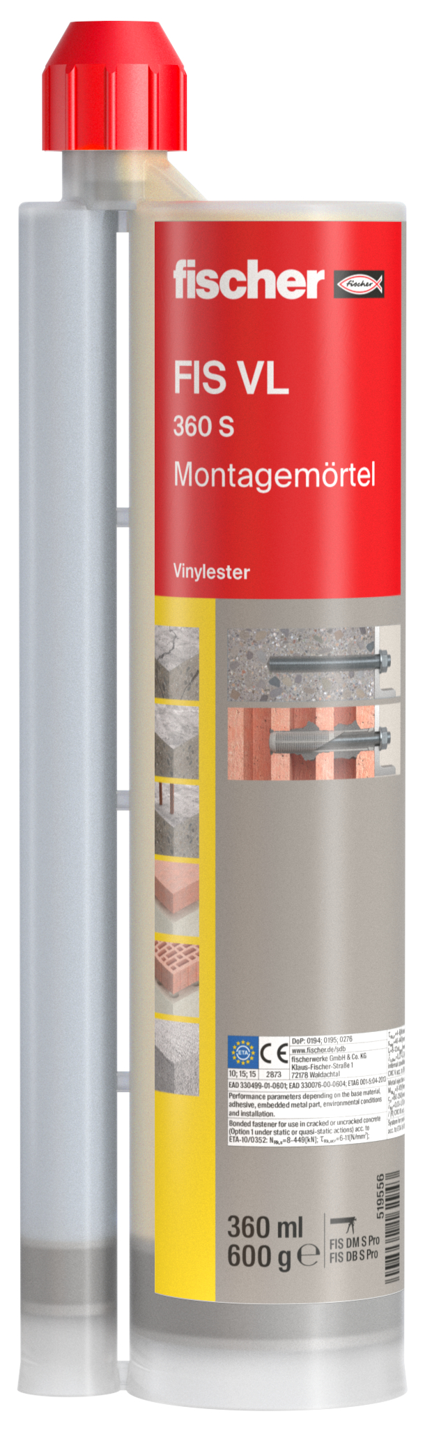 fischer Montagemörtel FIS VL 360 S