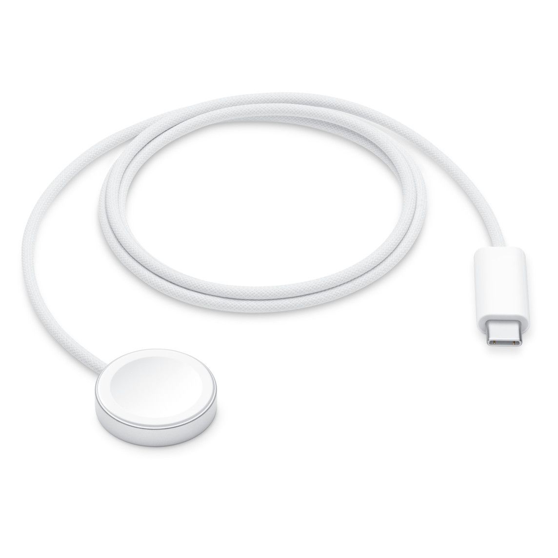 Apple Watch magnetisches Schnellladegerät auf USB-C Kabel, Weiß, 1m