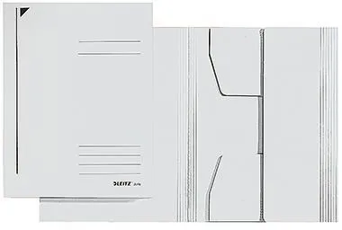 Leitz Jurismappe 39240001 DIN A4 3Klappen Karton weiß
