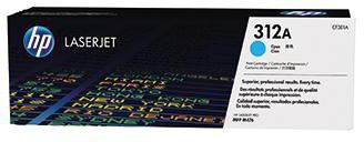HP Toner CF381A 312A 2.700Seiten cyan