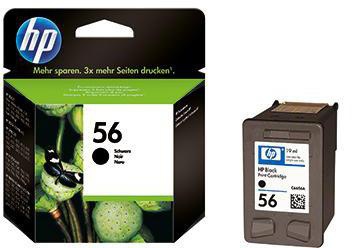 HP Tintenpatrone C6656AE 56 19ml schwarz