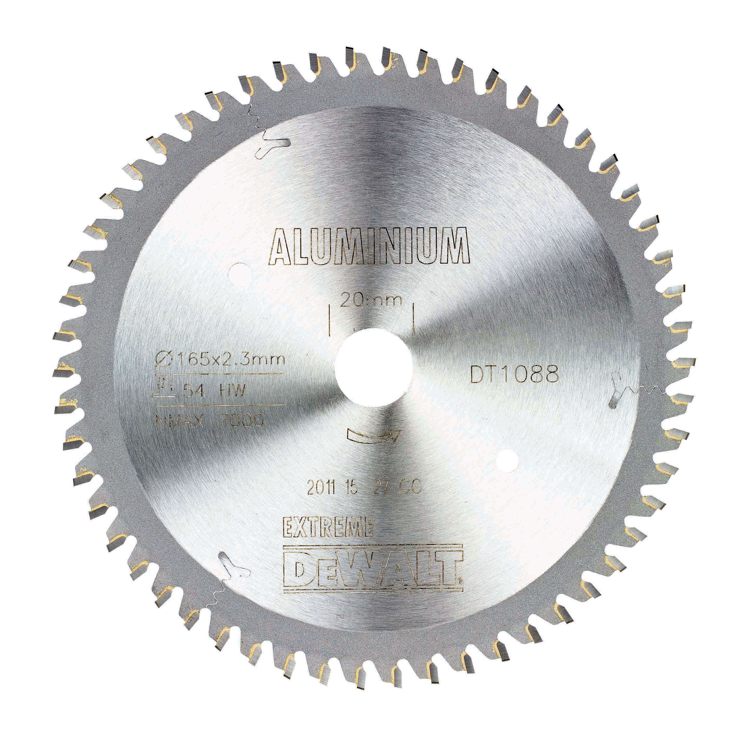 DEWALT DT1088-QZ Kreissägeblatt Handkr. 165/20 mm 54TFZ
