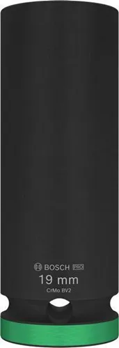 Bosch Steckschlüsseleinsatz PRO Impact 1/2Zoll SW19mm M12 tief Außen-D.19,5/25,85mm