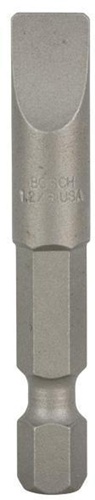 Bosch Schrauberbit Extra-Hart ISO1173 E6.3 S1,2x8mm L.49mm 1/4Zoll-Außen-6kt 3St.