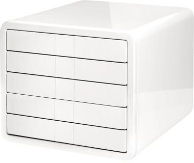 HAN Schubladenbox i-Box 1551-12 DIN C4 5Schubfächer weiß