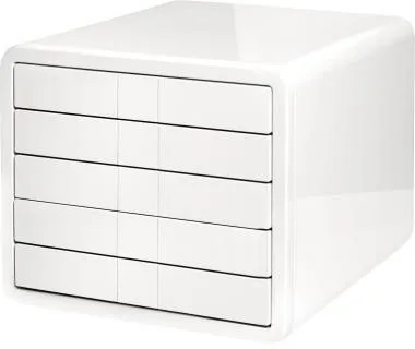 HAN Schubladenbox i-Box 1551-12 DIN C4 5Schubfächer weiß