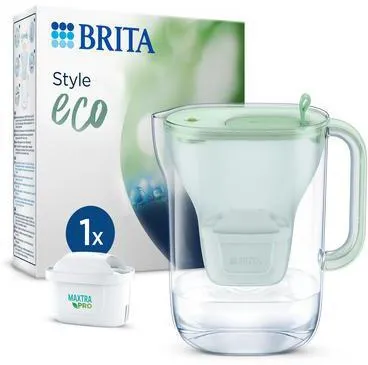 BRITA Wasserfilter Style eco 128012 2,4l inkl. MX PRO hellgrün