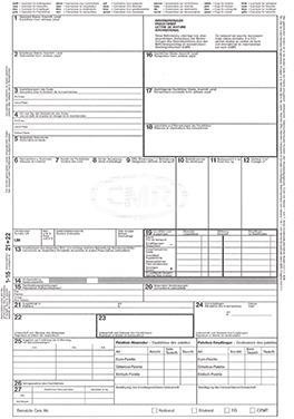 RNK Frachtbrief CMR 2100 DIN A4 4teilig SD