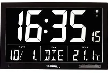technoline Wanduhr WS 8007 digital Jumbo LCD