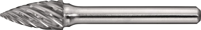 Frässtift SPG Special Steel D.8mm Kopf-L.20mm Schaft-D.6mm HM Verz.Kreuz TECWERK