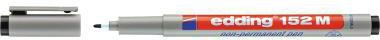 edding Folienschreiber 152 M 4-152001 non-permanent schwarz