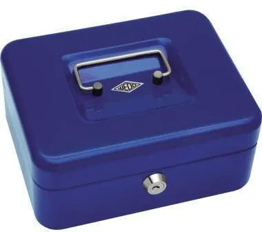 WEDO Geldkassette 145203X 20x16x9cm Größe 2 blau