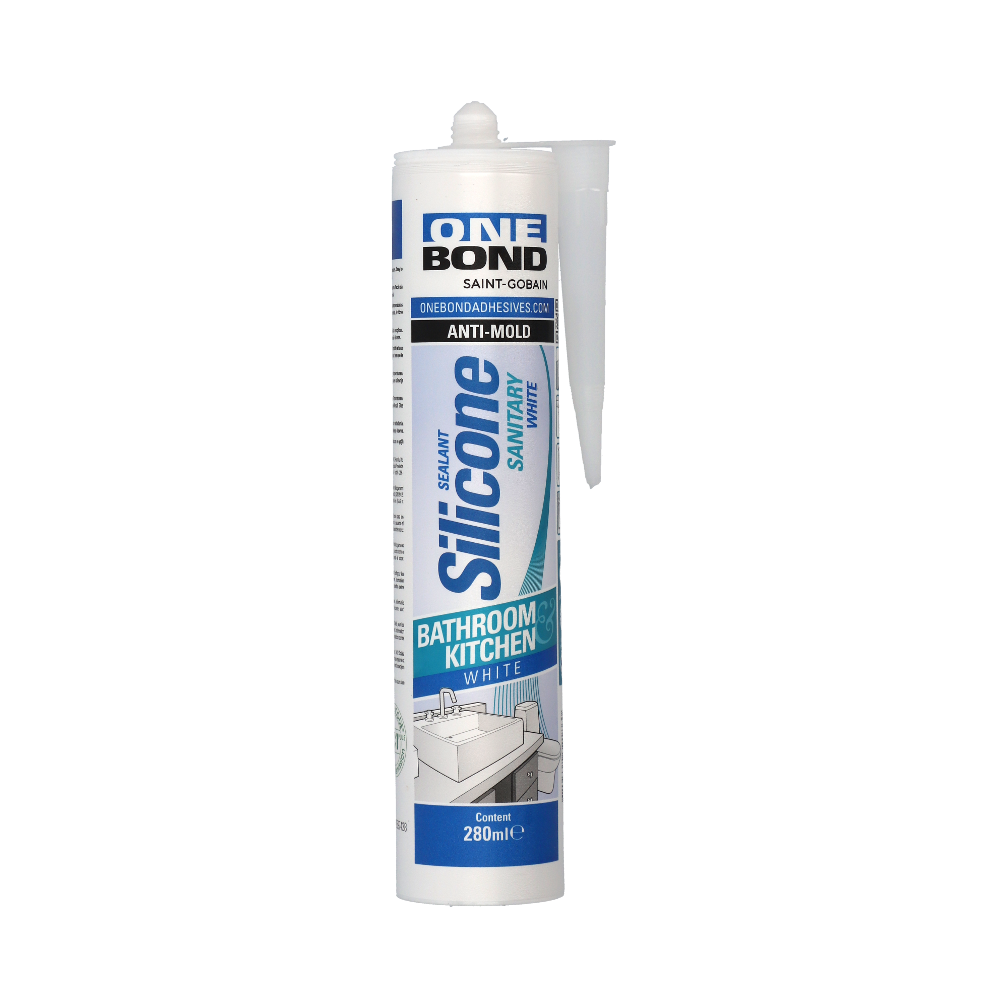 OneBond Sanitärsilikon Weiß