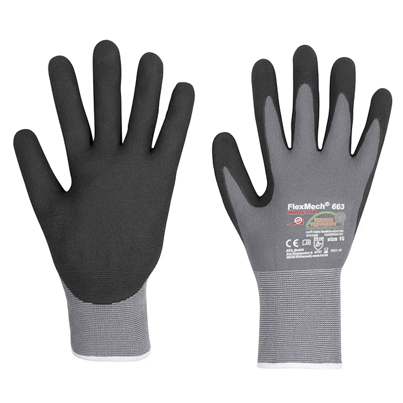 KCL Schutzhandschuh FLEXMECH grau/schwarz (663)
