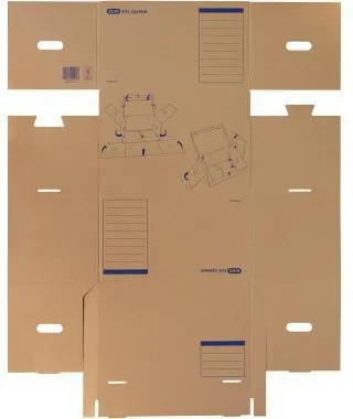 ELBA Archivbox tric system 100421143 Klappdeckel naturbraun