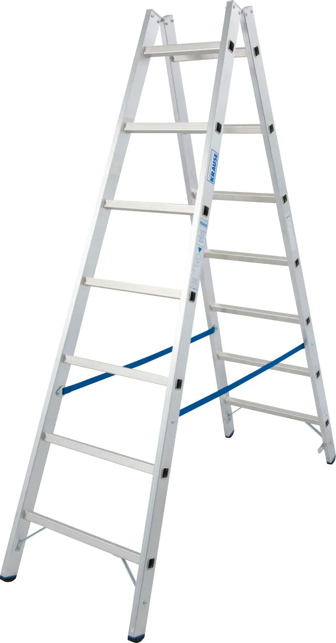 Krause STABILO Sprossen-DoppelLeiter 2x7 Sprossen