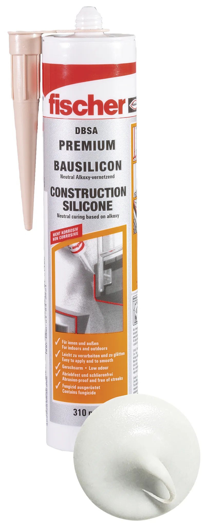 fischer Bausilicon Construction Pro SI (DBSA) weiß 310 ml
