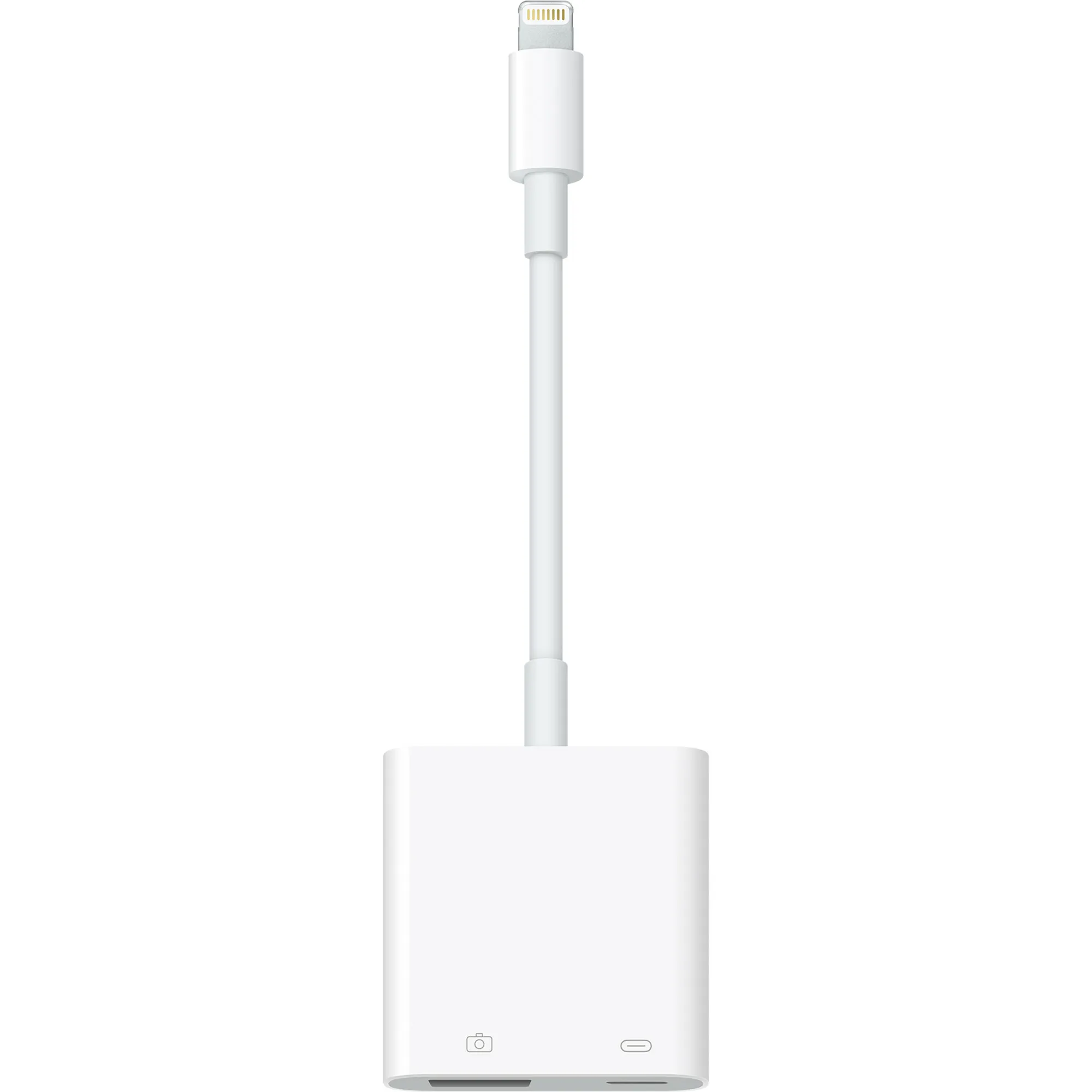 Apple Lightning auf USB 3 Kamera Adapter (2 in 1), Weiß