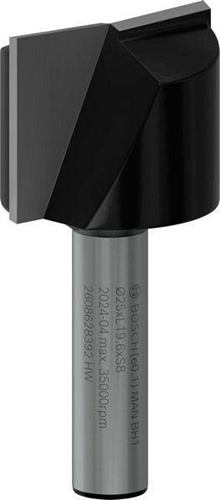 Bosch Nutfräser Standard for Wood Arbeits-L.20mm D.25mm L.51mm Schaft 8mm