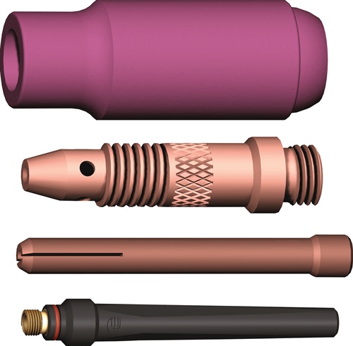 TIG-Zubehörkit 4-tlg.in Ku.-Box WE 1,6mm A.BINZEL